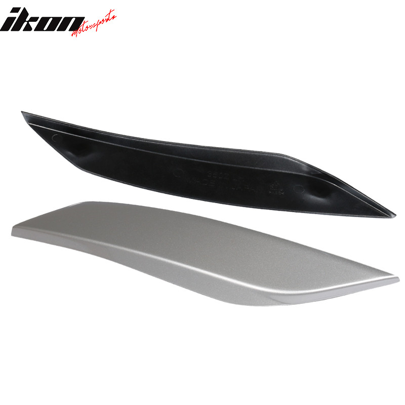 Fits 03-09 Nissan 350Z Headlight Eyelids Eyebrows #K23 Liquid Platinum Metallic