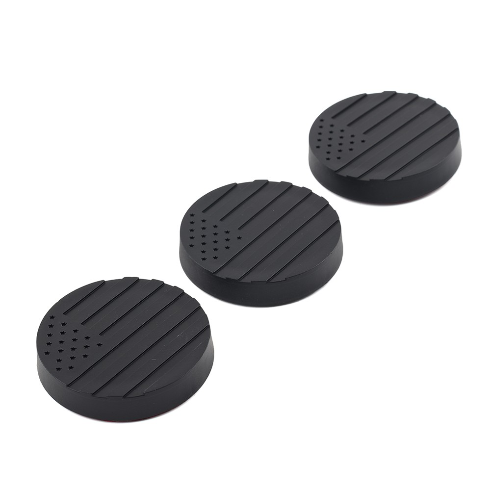 3pcs/set Lock Door Key Hole Socket Cover Trim For Jeep Wrangler TJ JK JL JT