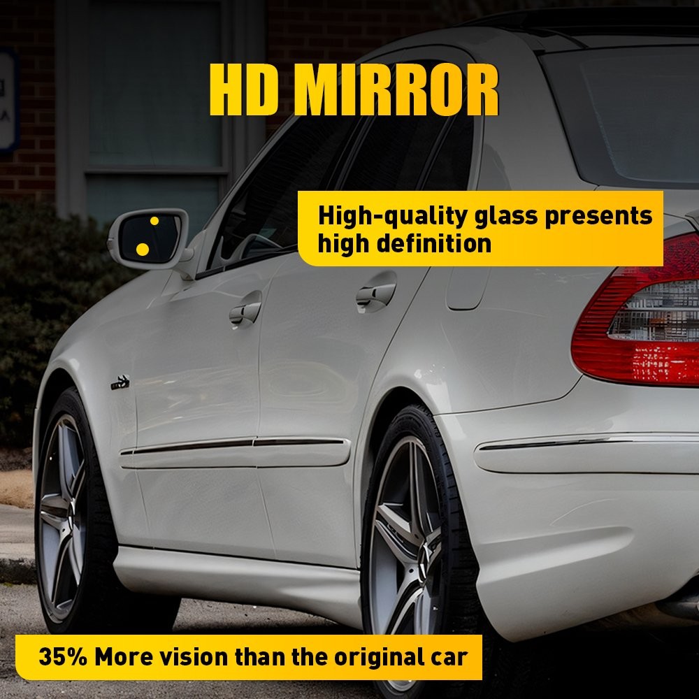 Mirror Glass Heated Backing Plate Right Left Side For 2007 Mercedes-Benz E280 2x
