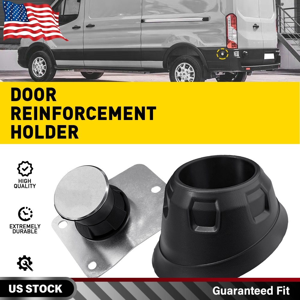 Back Door Magnet Reinforcement Holder and Cover For 2015-2024 Ford Transit 150