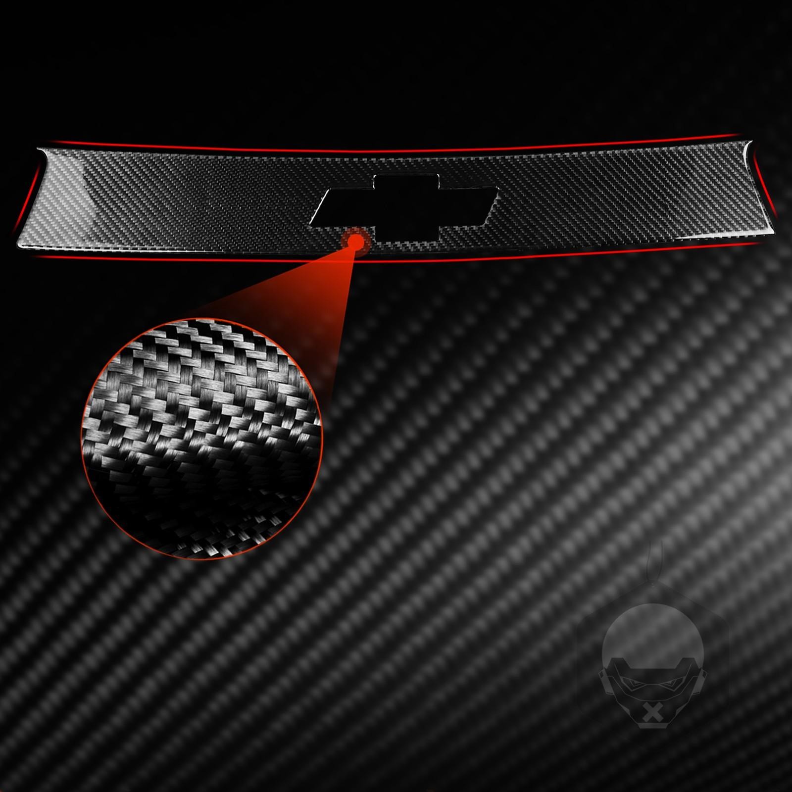 For Chevrolet Camaro 2016-2025 Real Carbon Fiber Trunk Panel Trim