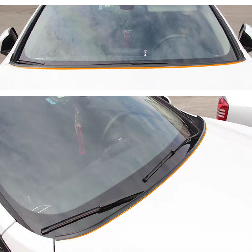 5.9ft Car Windshield Strip Seal Hood Roof Wind Deflector For GMC Accessories