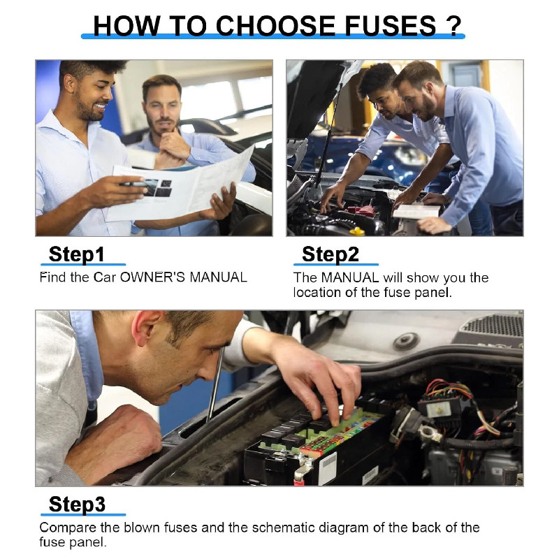 330PCS Universal Automotive Blade Fuse Set Mixed Auto Fuse For Car RV Boat Truck