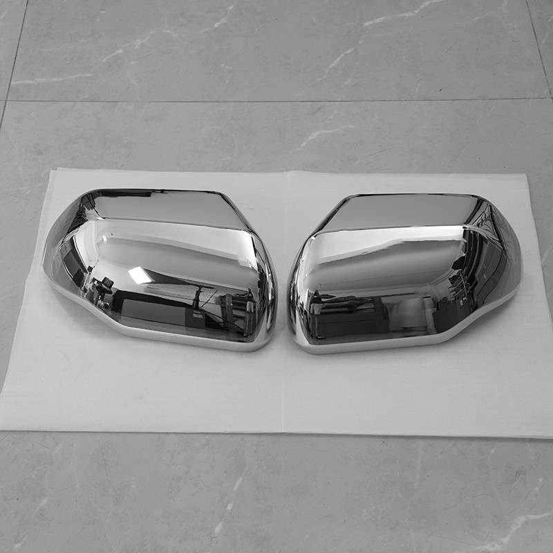 Pair Chrome Door Side Mirror Cover Trim Overlay Cap For Toyota Tundra 2021-2026