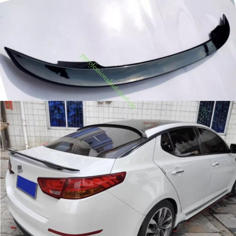 For Kia K5 Optima 2011-2015 Glossy Black Rear Spoiler Tail Trunk Lip Wing Bar 1X