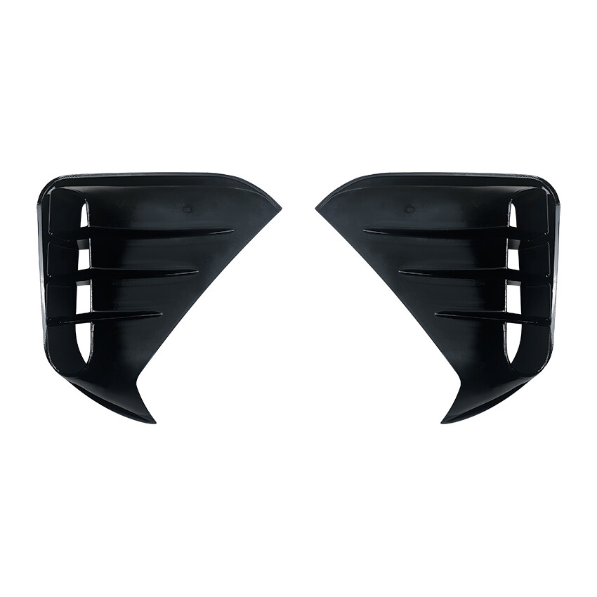 For KIA Stinger 2017-2023 Glossy Black Front Bumper Vent Hole Cover Body Kit