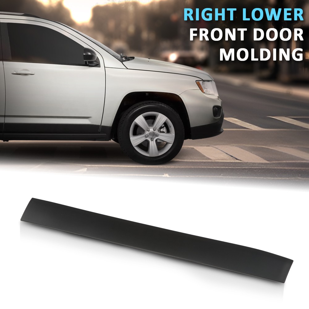 Fit For 2011-2017 COMPASS FRONT RIGHT PASSENGER EXTERIOR DOOR MOLDING 5182562AB