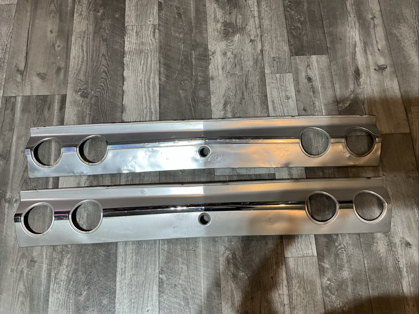 1962 Impala Rear Cove Moldings, Original.