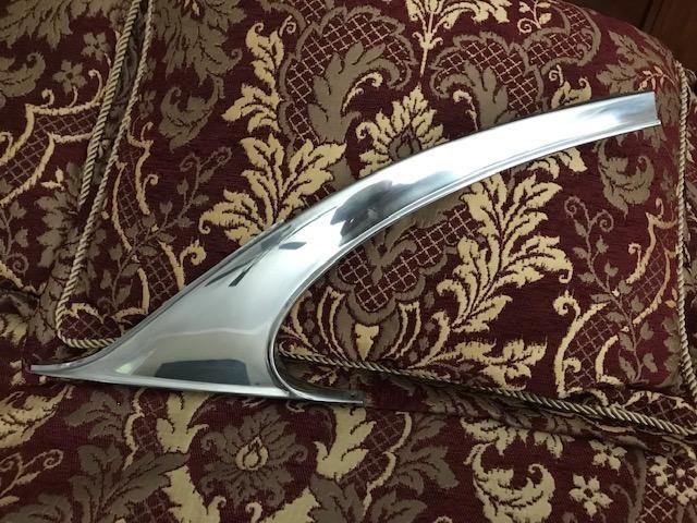 1955-1956-1957 Chevrolet Belair 2 Dr HT Pair C Pillar Roof to Quarter Moldings