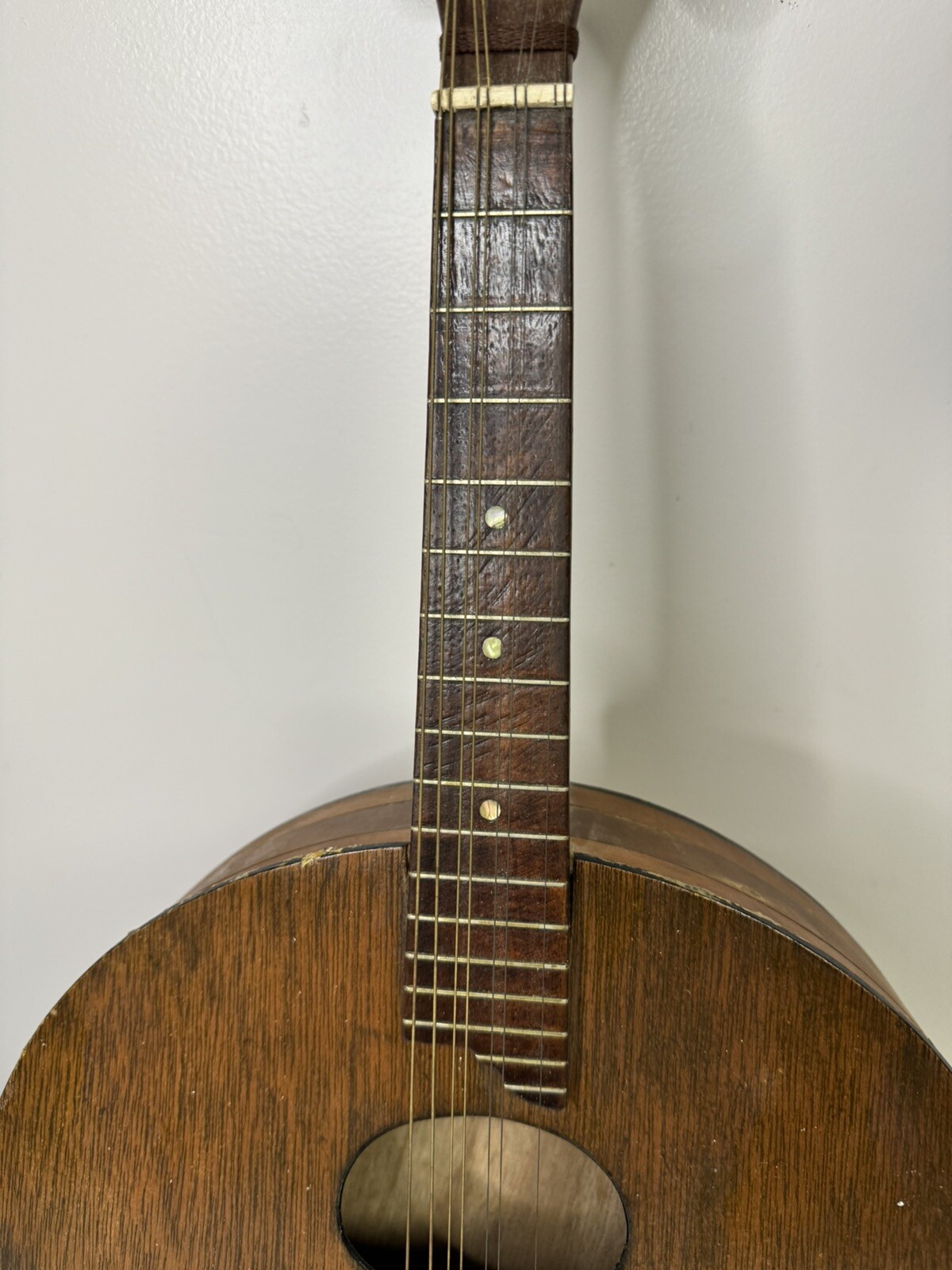 Antique Round Body Mandolin 8 String Restoration Project Instrument Handmade