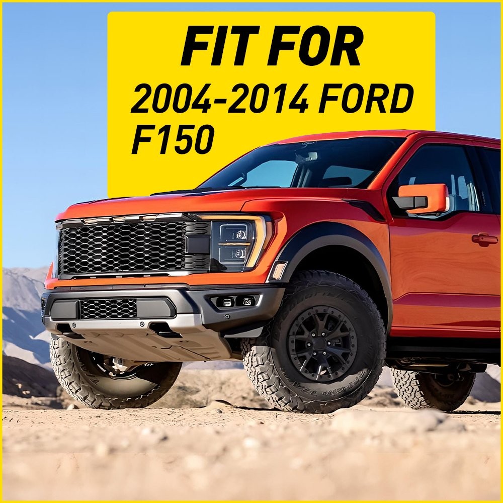 For Ford F150 2004-2014 Chrome STYLE Car Pillar Post Door Window Trim Cover 4PCS