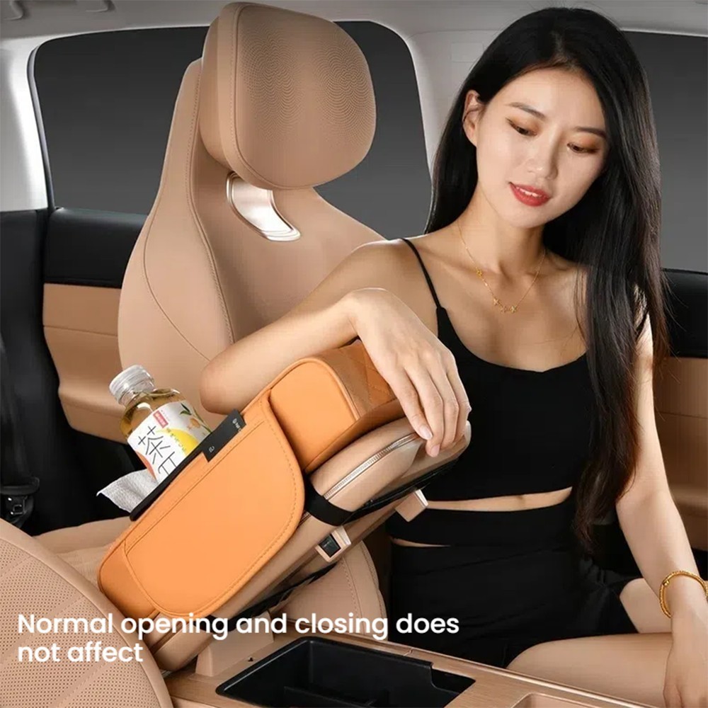 4 in1 Car Armrest Cushion Cover Center Console Box Protector Pad Mat For TOYOTA