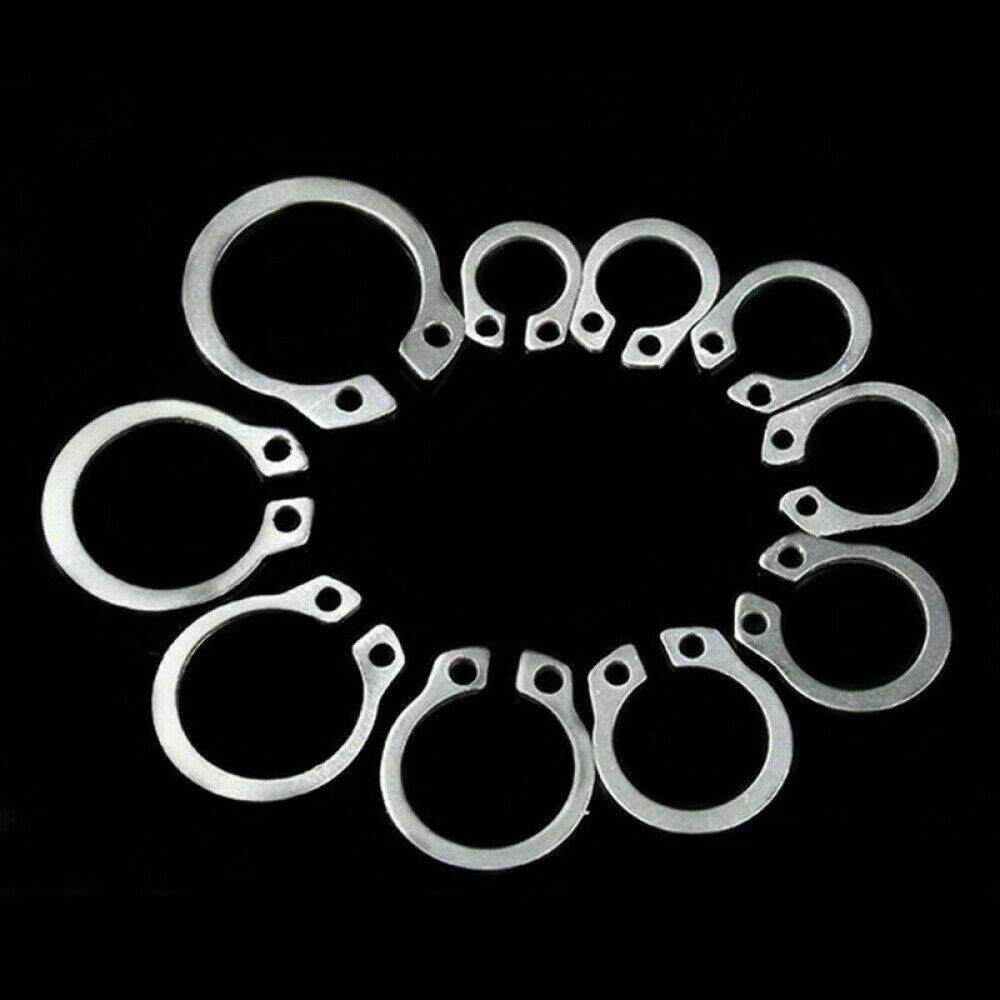 1set- 304 Stainless Steel* External Circlip Retaining Ring Assortment 8-18mm Set
