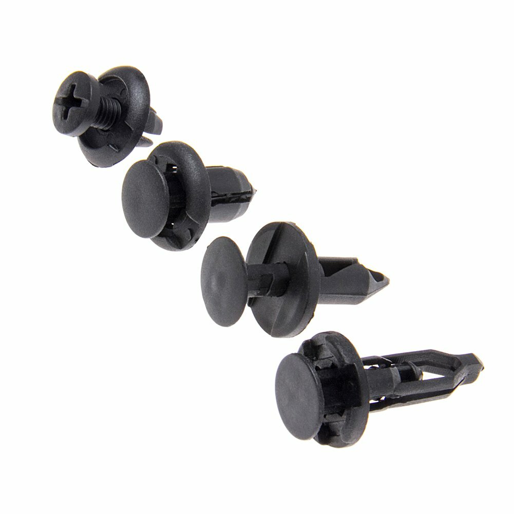 40pcs/set Car Push Pin Rivet Bumper Fender Retainer Fastener Mud Flaps Clip Kit