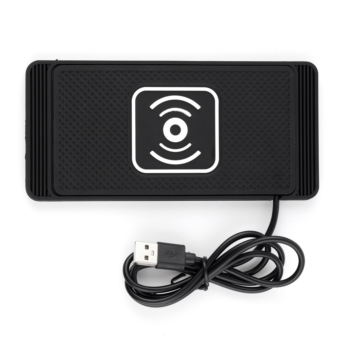 Universal 10W Fast Wireless Car Charger Pad for Dashboard Console No Install New