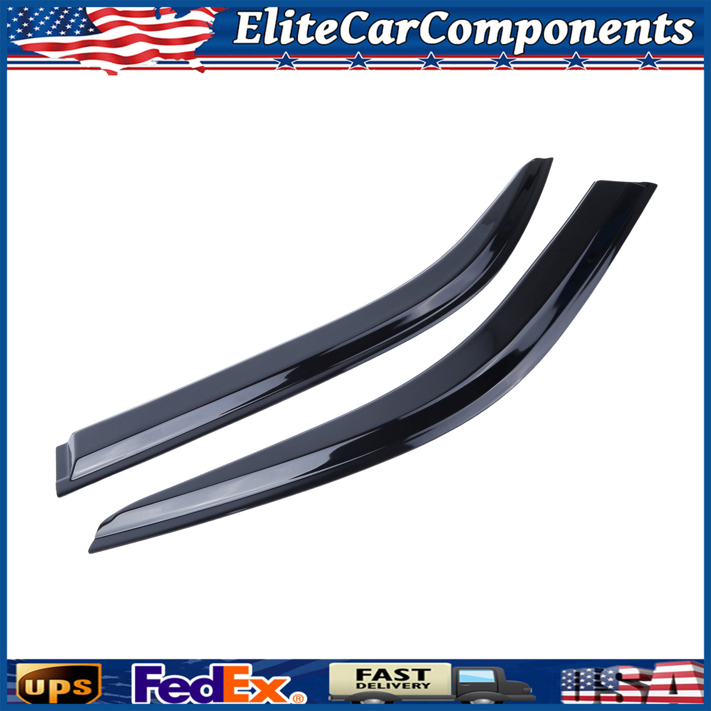 New Window Vent Visors Rain Guard for Toyota 4Runner 1996-2002 Rain Shield Shade
