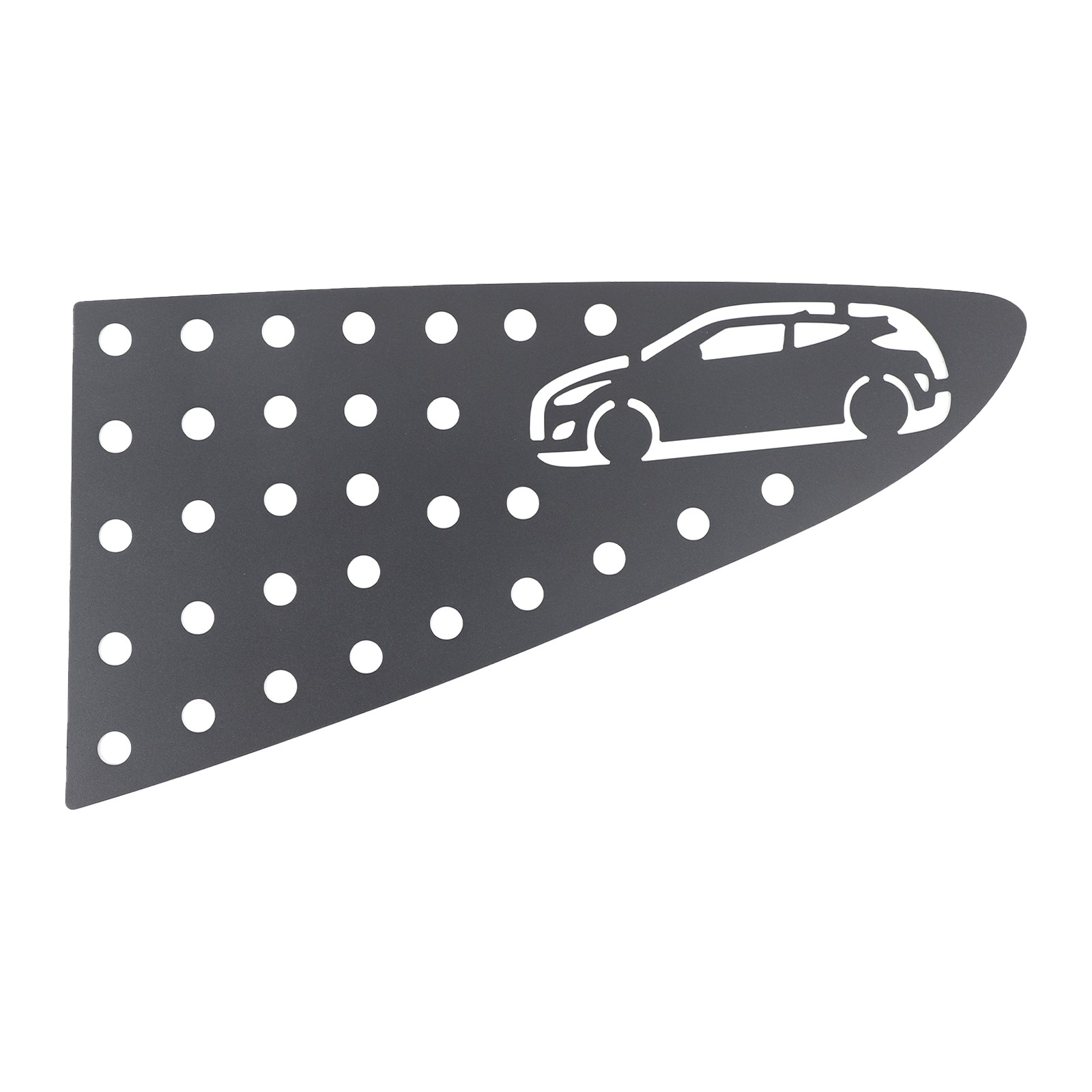 Rear Triangle Window Honeycomb Panel Trim For Hyundai Veloster FS 2012-2017