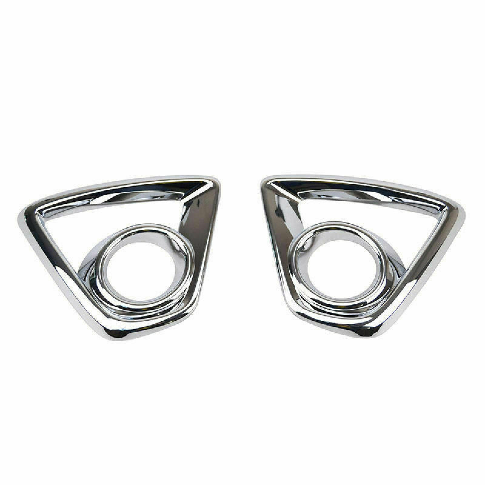 Exterior Decor ABS Chrome Front Fog Light Cover Trim For Mazda CX-5 2013-2014 H