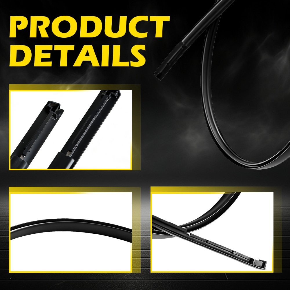 2x Roof Drip Molding Trim Left + Right Side For 2013-2018 Nissan Sentra Outer