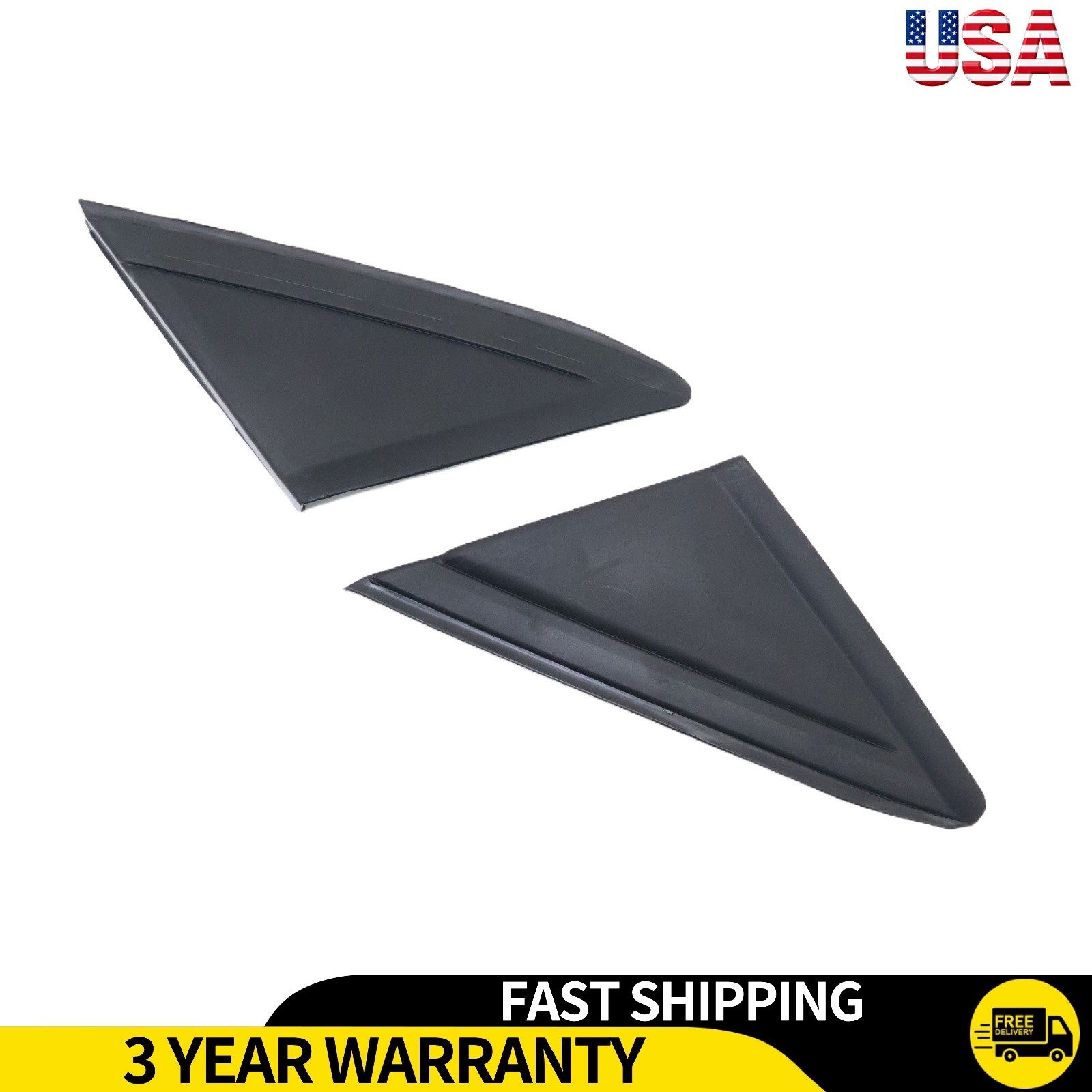 New Fits 2013-2019 Ford Escape Front Left+Right Mirror Corner Triangle Cover
