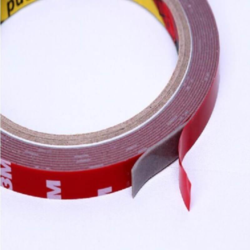 10 Pcs Practical Red 3m*10mm Car Off-Road Acrylic Foam Double Side Tape Adhesive