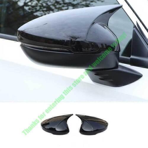 For Honda 11th Civic 2022-2025 Bright Black Rear View Side Mirror Cover Trim 2pc