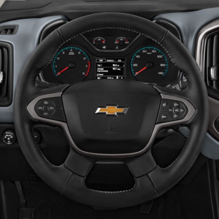 Matte Black Vinyl BowTie Steering Wheel Emblem Overlay Decal Chevrolet Colorado