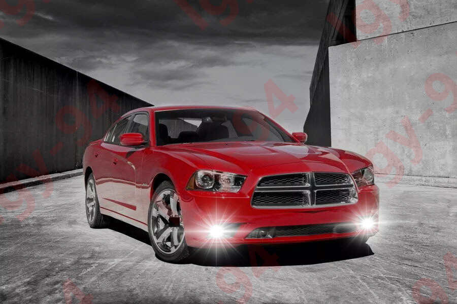 For DODGE Charger 2010 2011 2012 2013 2014 – 2PC 6000K White LED Fog Light Bulbs