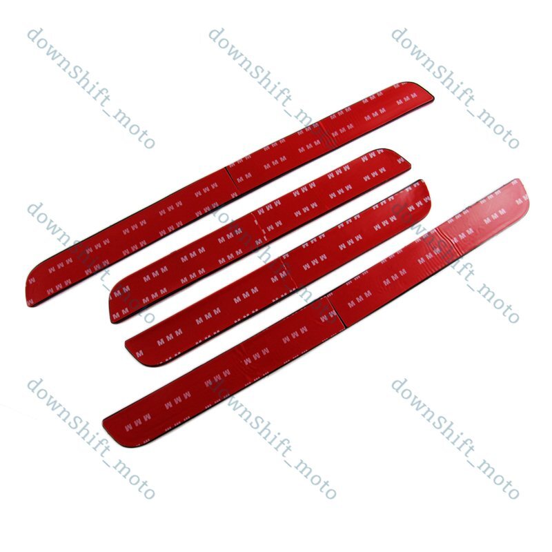For Ford Racing Protector Sill Scuff Panel Cover Door Decal 3D Anti Scratch 4PCS