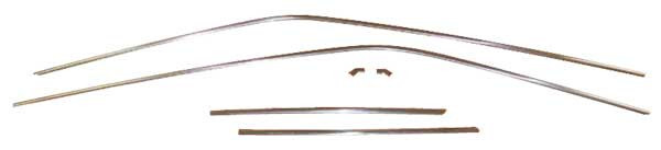 New Drip Rail Molding Set 6pcs AMD Fits Dodge Dart 630-2067-S