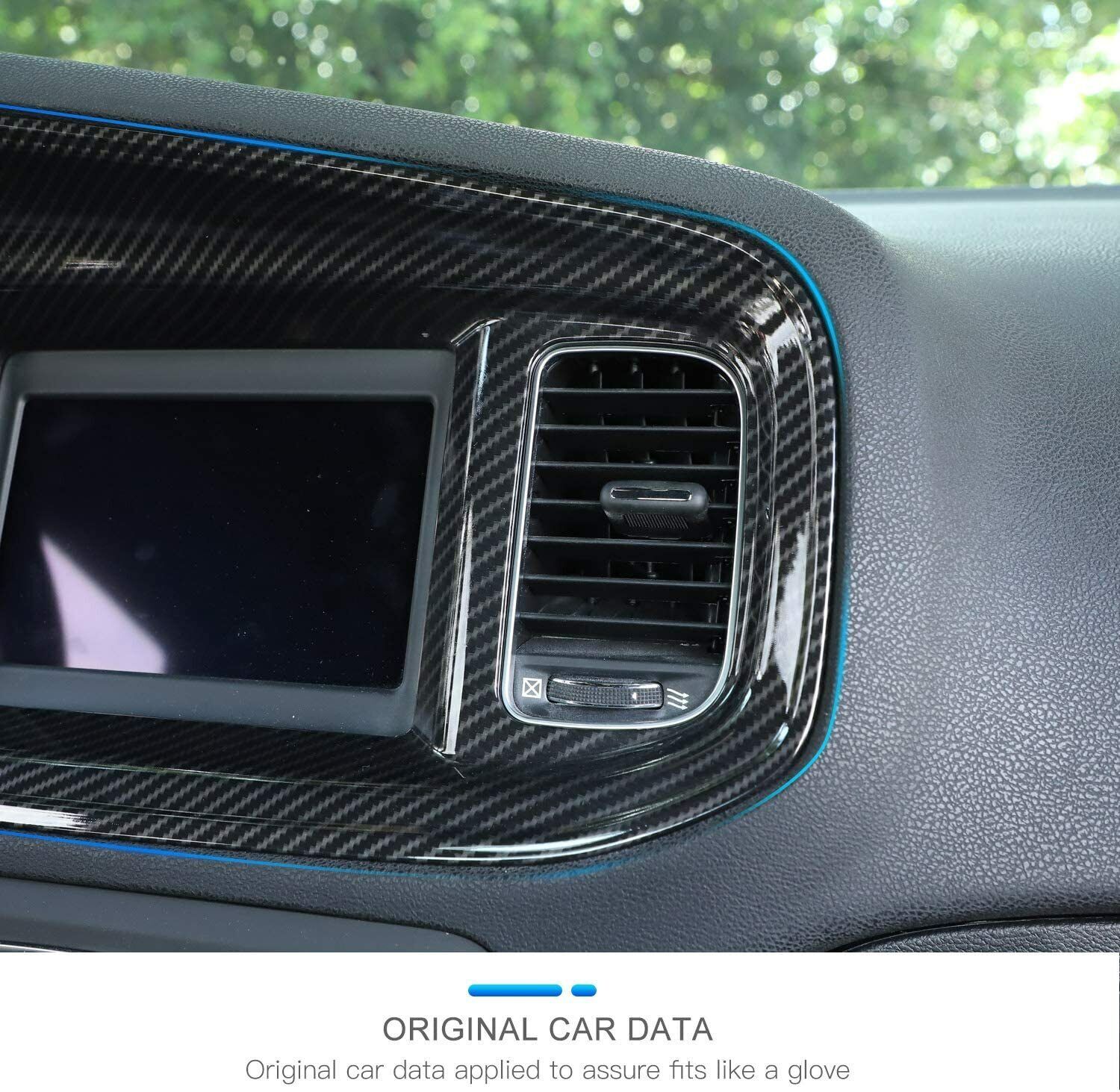 8.4” Screen Central Control Dashboard Panel Cover Trim for Dodge Charger 2015+