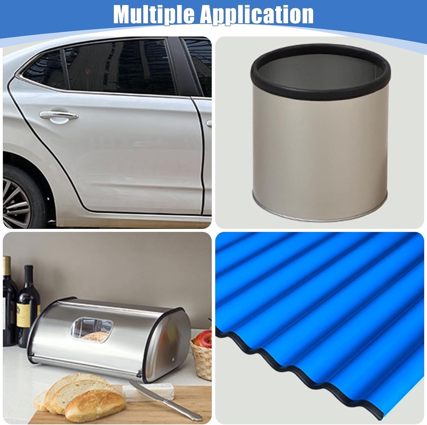 Flexible EPDM Rubber Edge Trim for Sheet Metal – 10Ft Self-Adhesive Protector