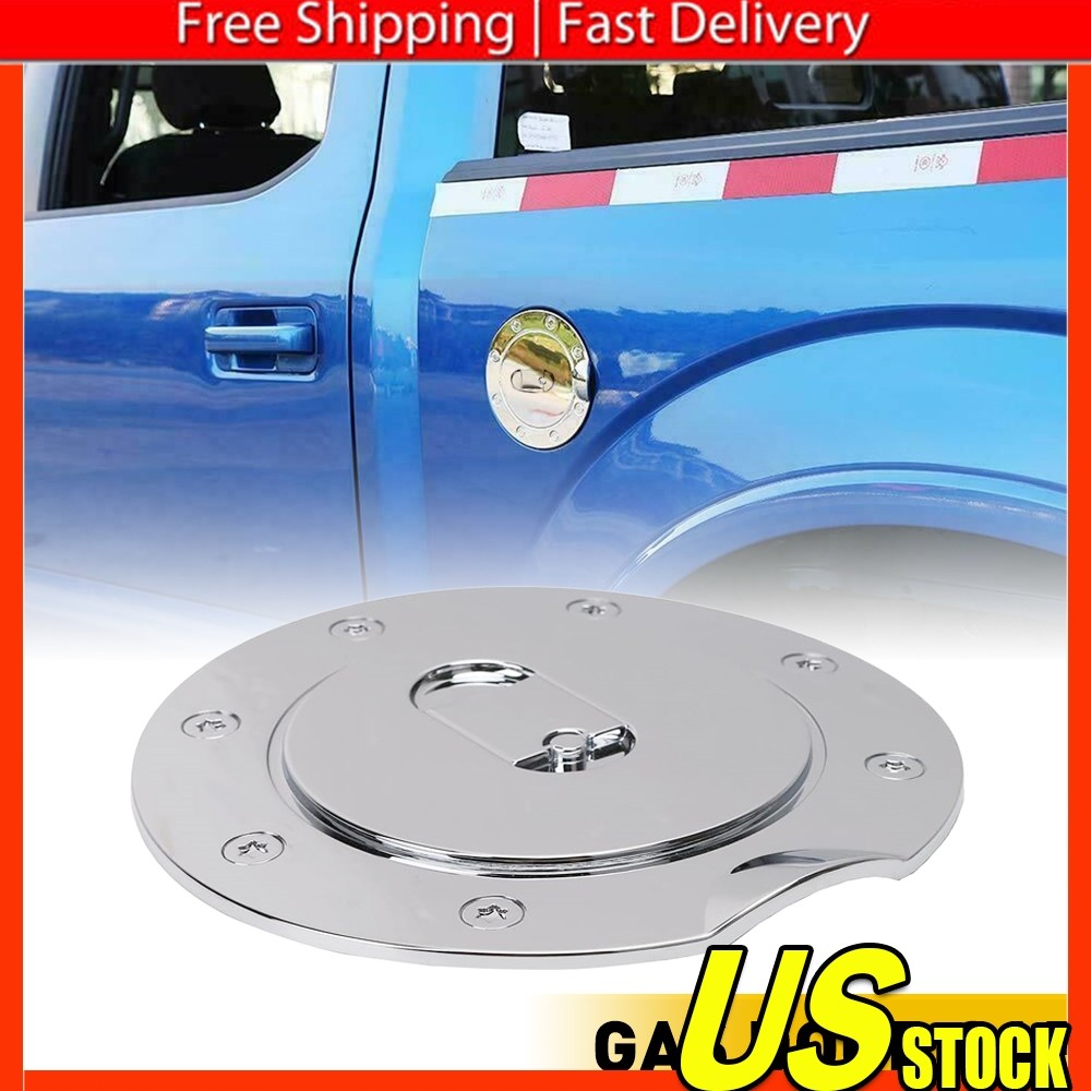 For 2007 2008 09 2010 2011 2012 2013 CHEVY SILVERADO Chrome Fuel Gas Door COVER
