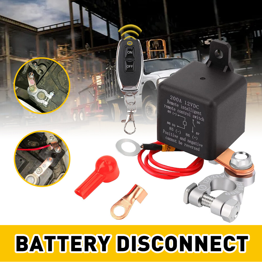Universal Disconnect Wireless Car Battery Isolator 12v 200A 1Pcs Remote Control