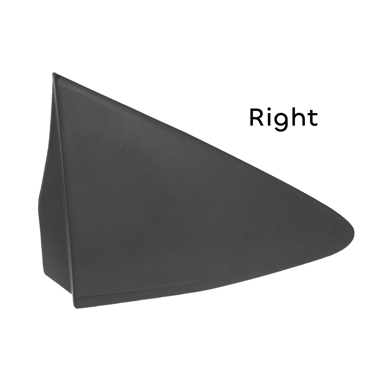 Right Mirror Molding Triangle Trim Corner Cover For Toyota Yaris 2012 2013 2014