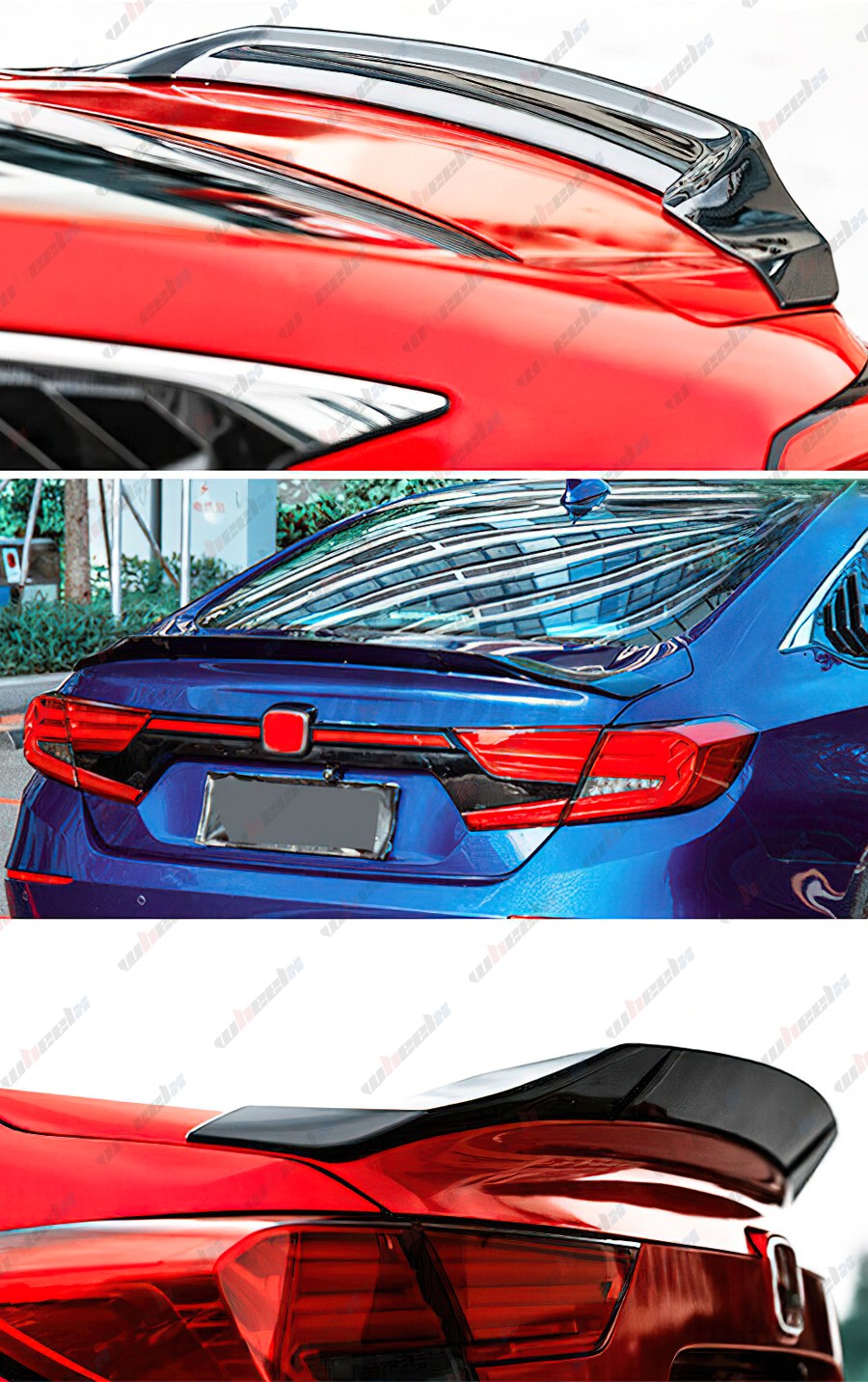 WheelX Duckbill Trunk Spoiler For 2018-2022 HONDA ACCORD JDM Style Carbon Fiber
