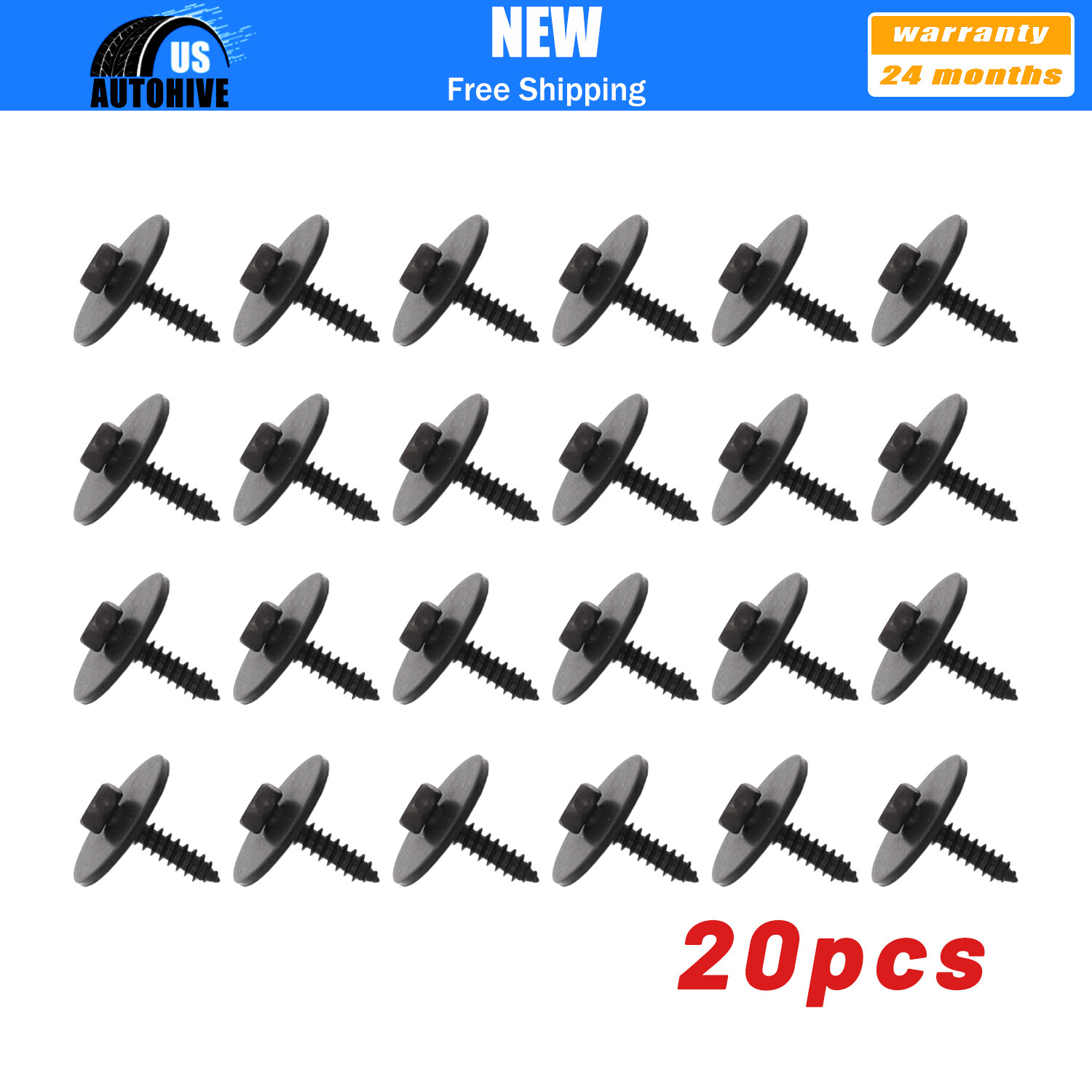 20PCS Screw for Mercedes Benz W203 W204 W207 Under Engine Sheet A0019906036