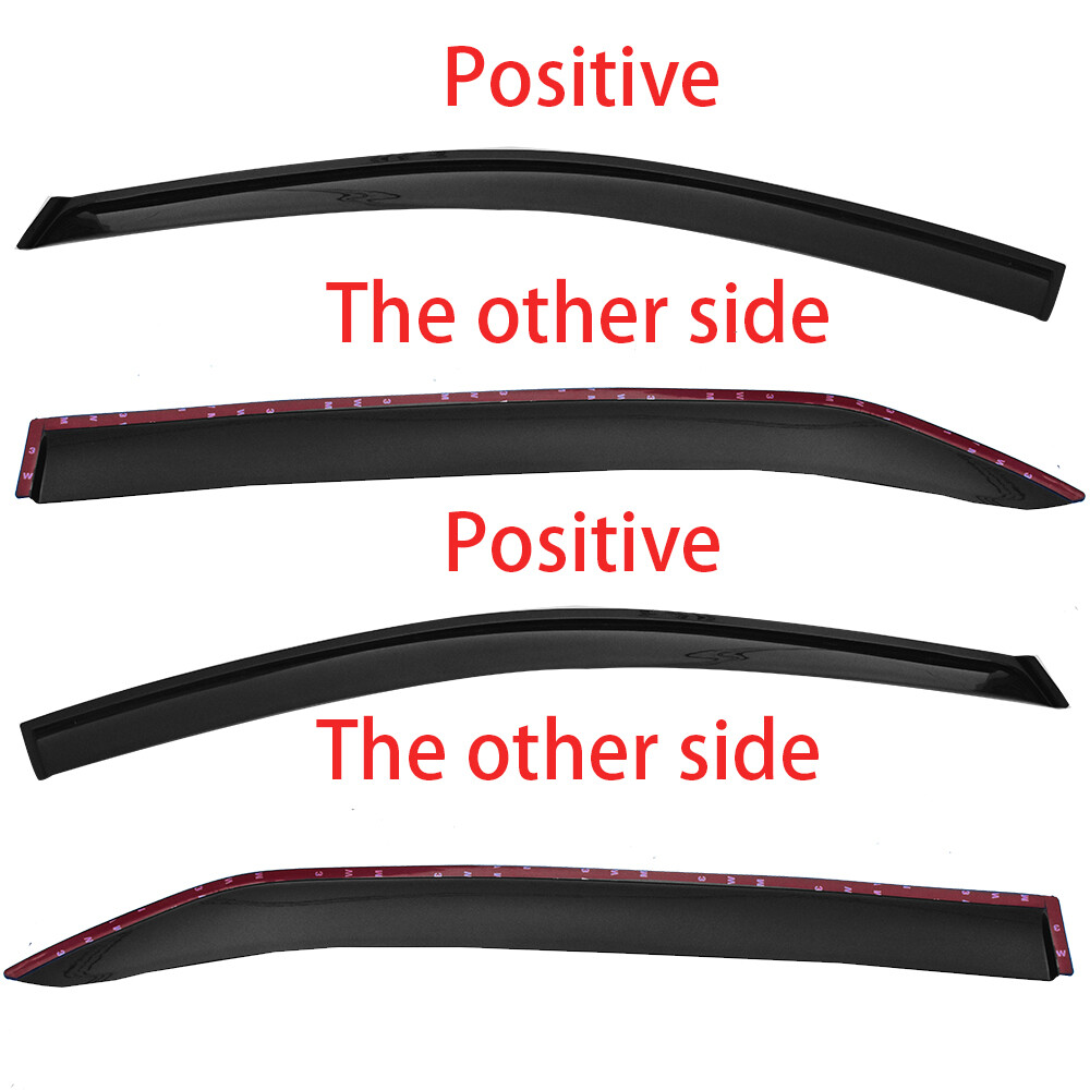 Window Vent Visor Rain Guard Deflector 4pcs Acrylic For 2009-2013 Toyota Corolla