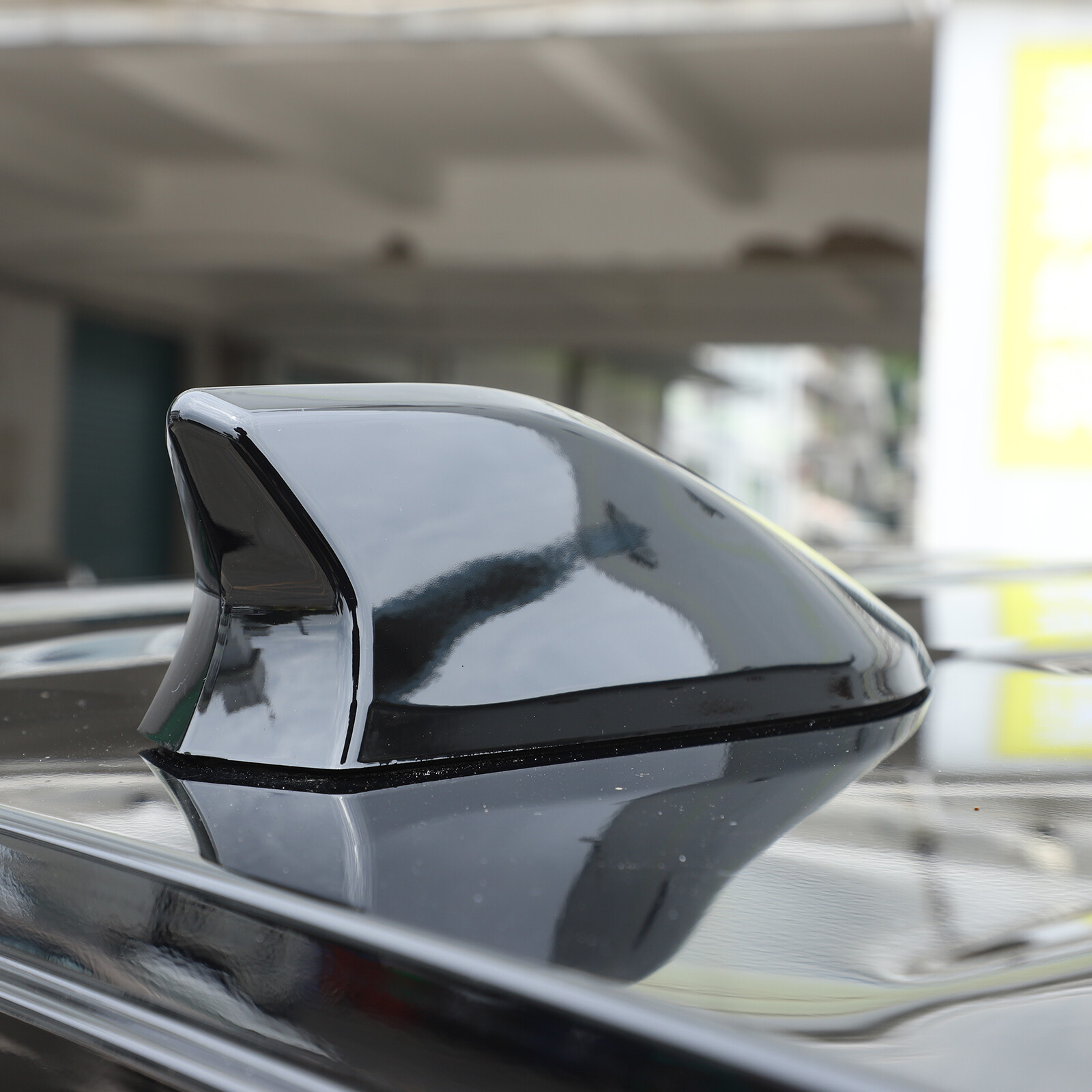 Roof Shark Fin Antenna Glossy Black Cover Trim For Hummer EV 2023 2024 2025-2026
