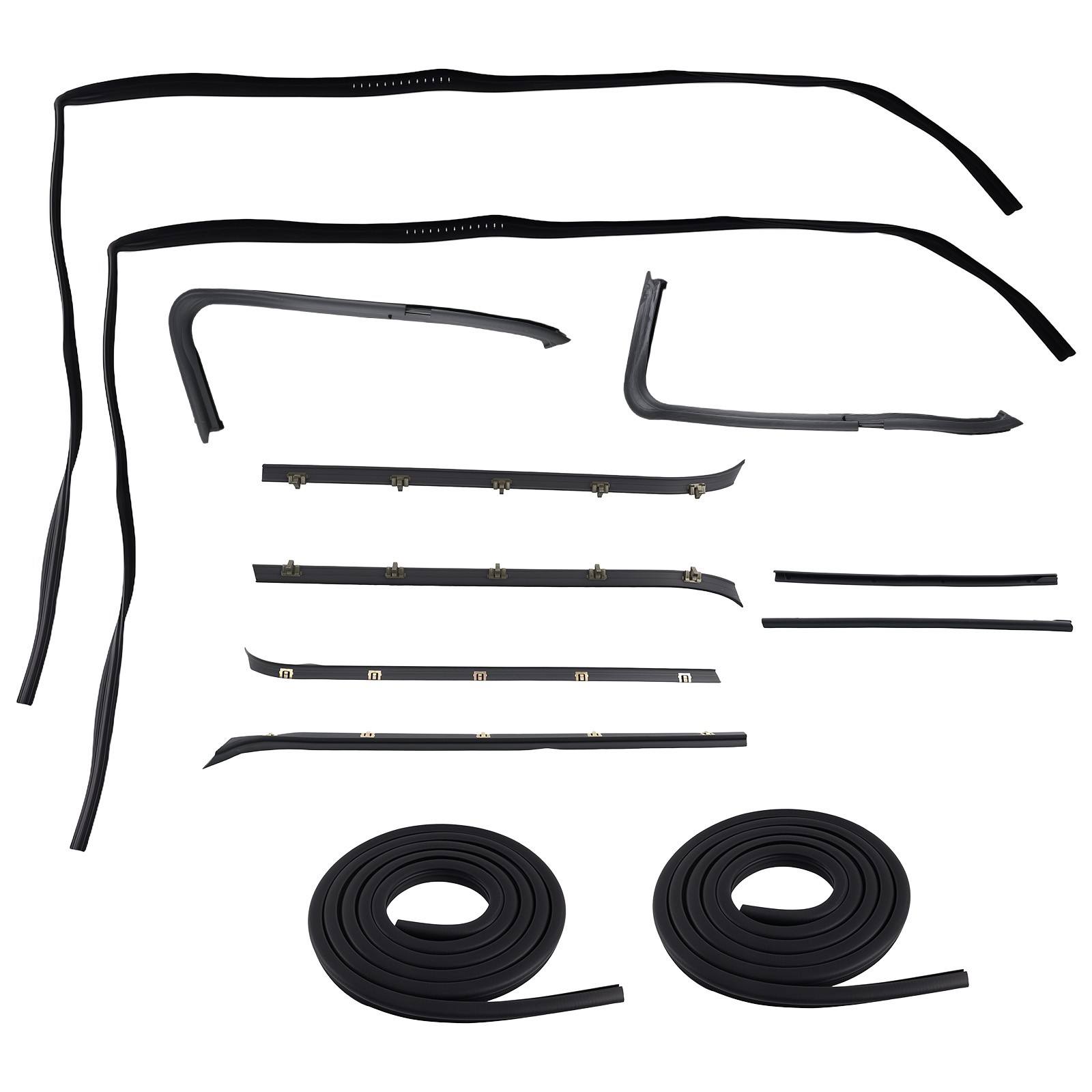 Door Seal Set for Chevrolet C20/K20 1973-1980 1AWSD00326 Front