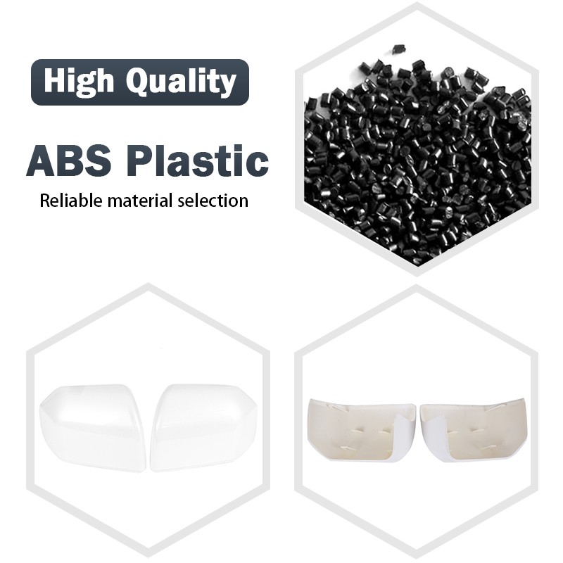 For 2015-2020 Ford F-150 Pair Platinum Pearl White Side Door Mirror Covers Cap