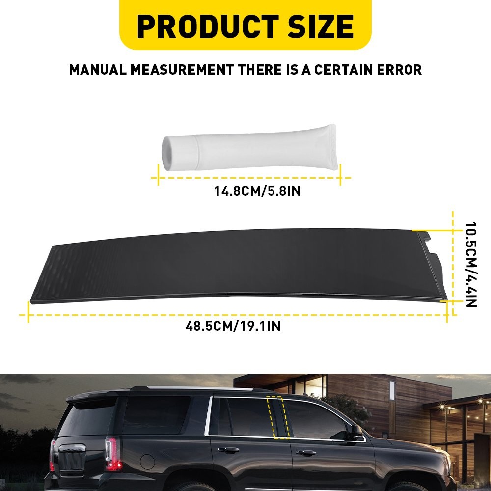 926-244 Rear Right Forward Door Applique Molding for Yukon Tahoe Escalade