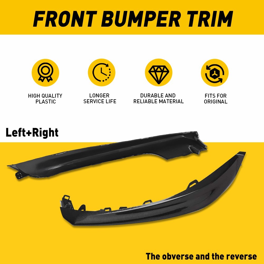 Bumper Lower Molding Trim Left+Right For 2019 2018 2020 Toyota Camry SE/XSE EOA