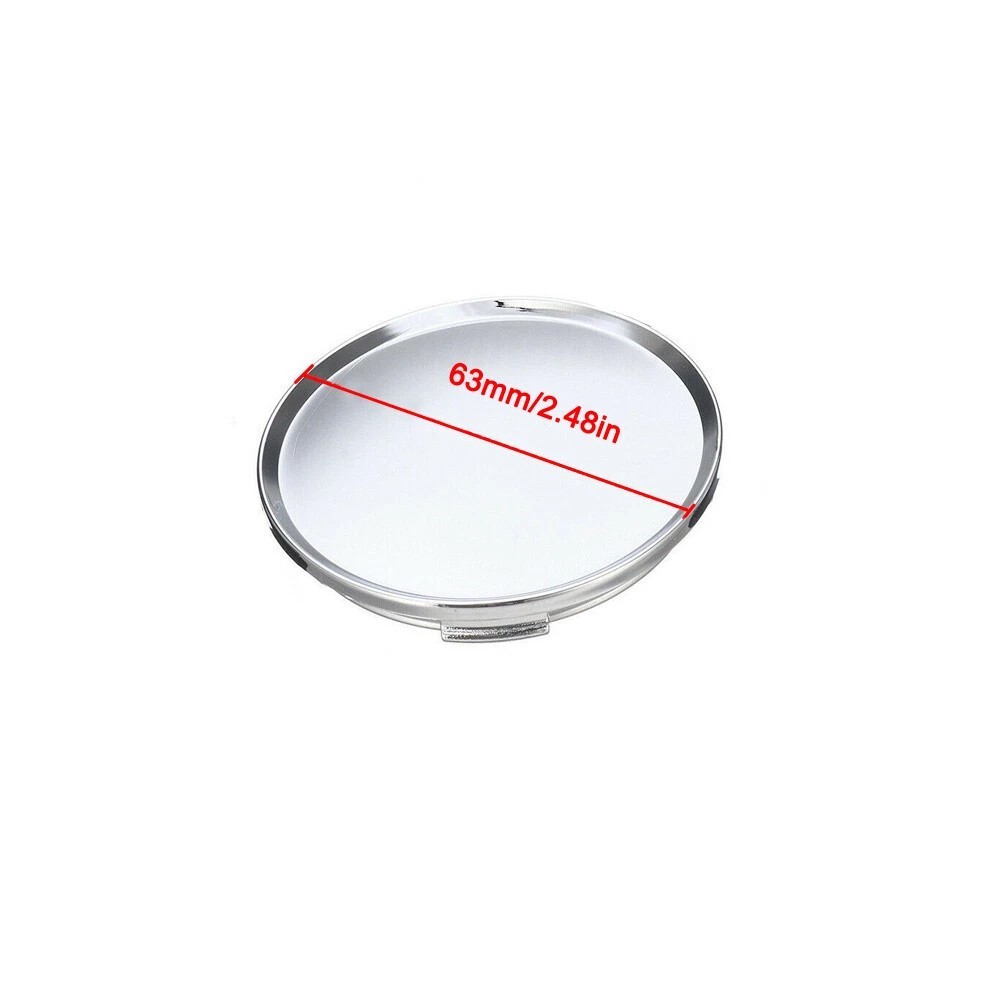 Chrome 4pcs 63mm Car Wheel Center Caps Hub Tyre Rim Hub Cap Cover ABS Universal