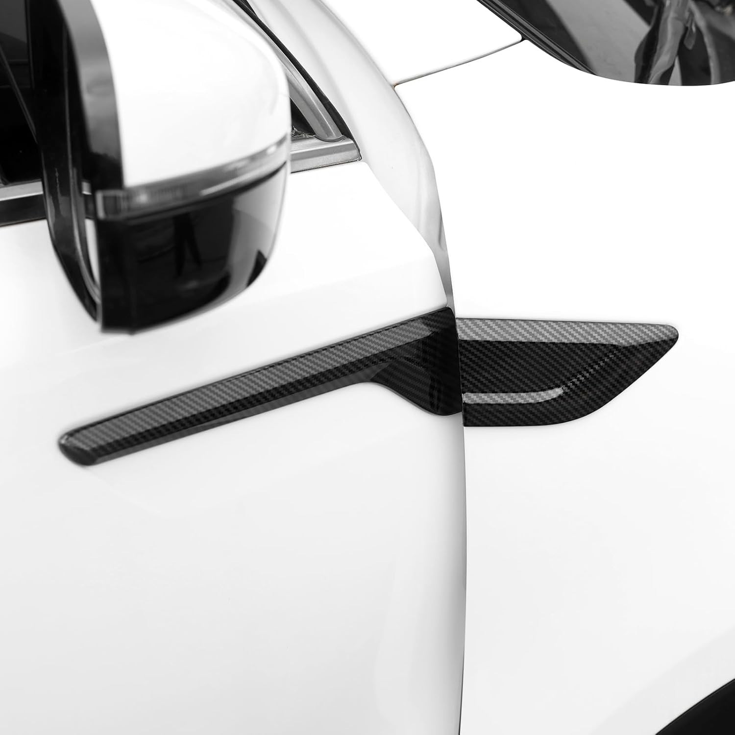 Front Door Side Fender Trim for Kia Sorento 2021–2023, Carbon Fiber Style Body M