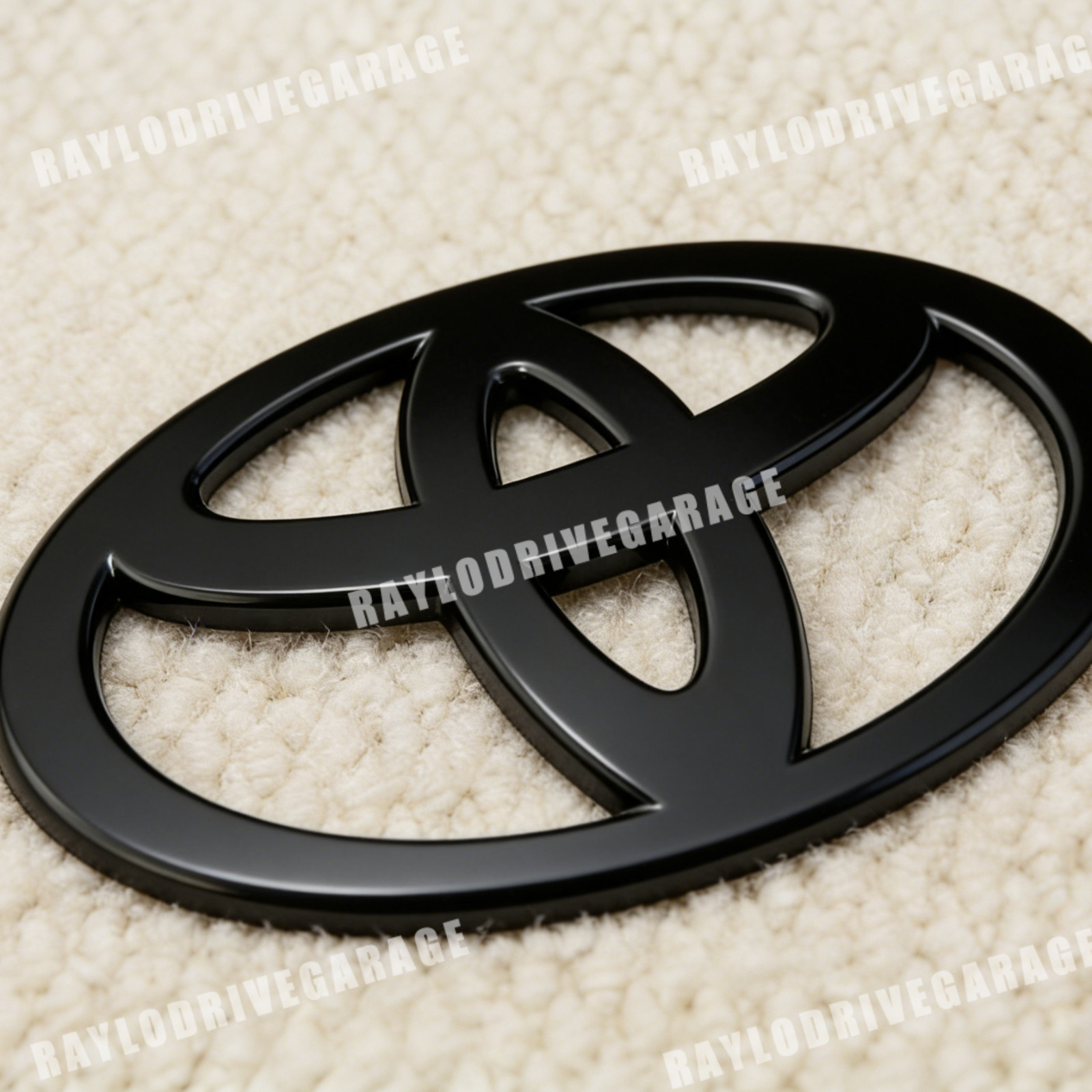 3D Steering Wheel Emblem Blackout Overlay Anti-scratch Cover For Tacoma 2024 -up
