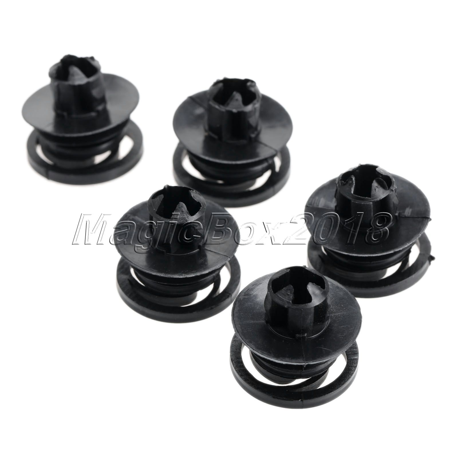 50pc Plastic Car Door Trim Panel Rivet Fastener Retainer Clips For Car Auto