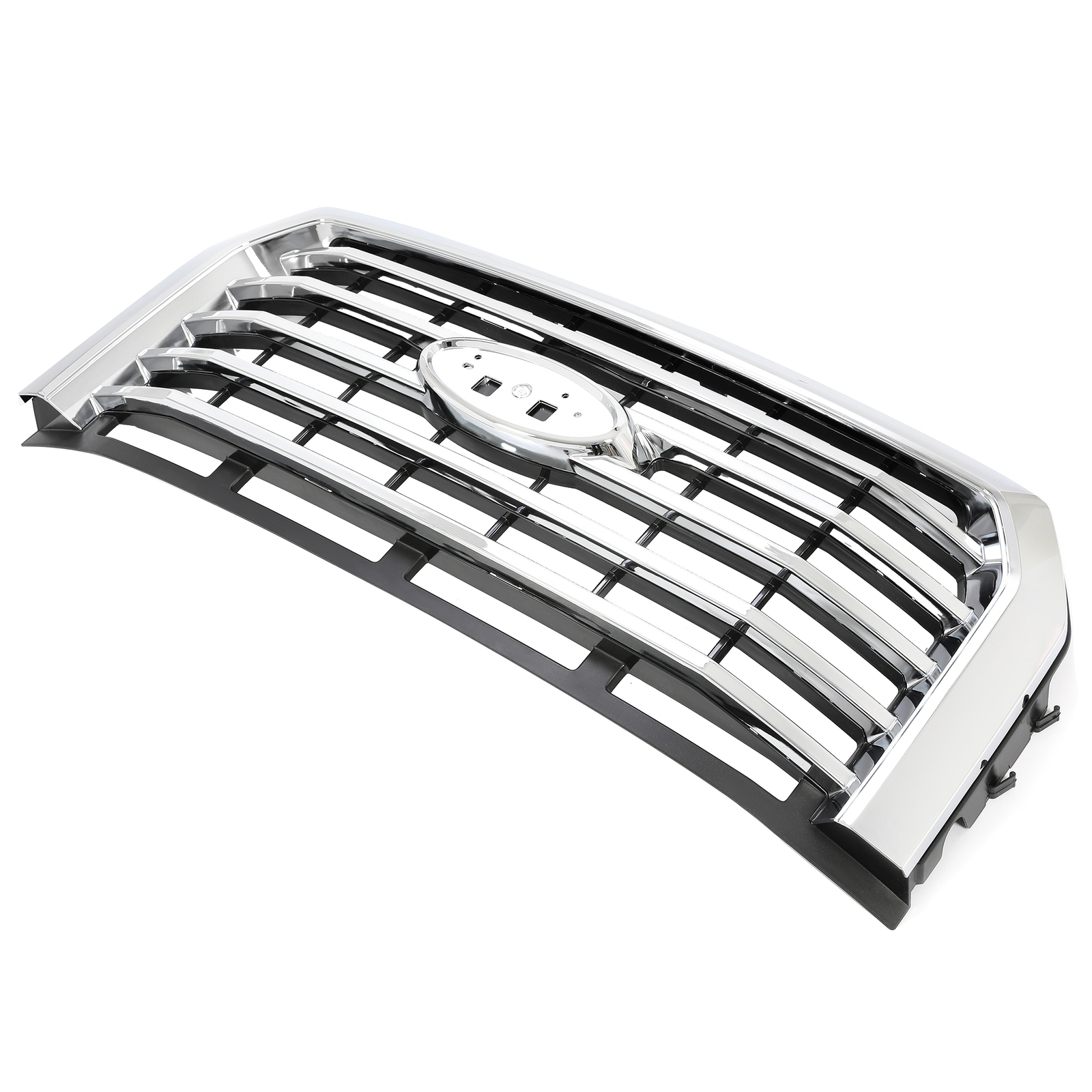 Chrome Front Upper Bumper Grille Mesh Style For Ford F-150 F150 2015 2016 2017