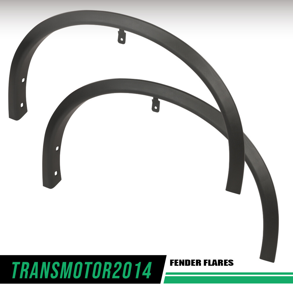 Fender Flares Set Fit For 14-2020 Nissan Rogue Front Textured Black Plastic 2Pcs