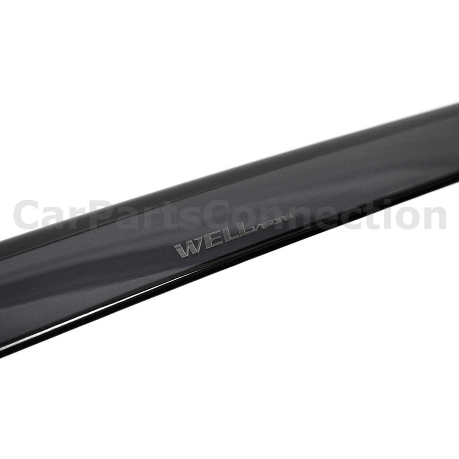 WellVisors Window Visors For Tesla Model X 2016-2024 Smoke Tint Premium Series